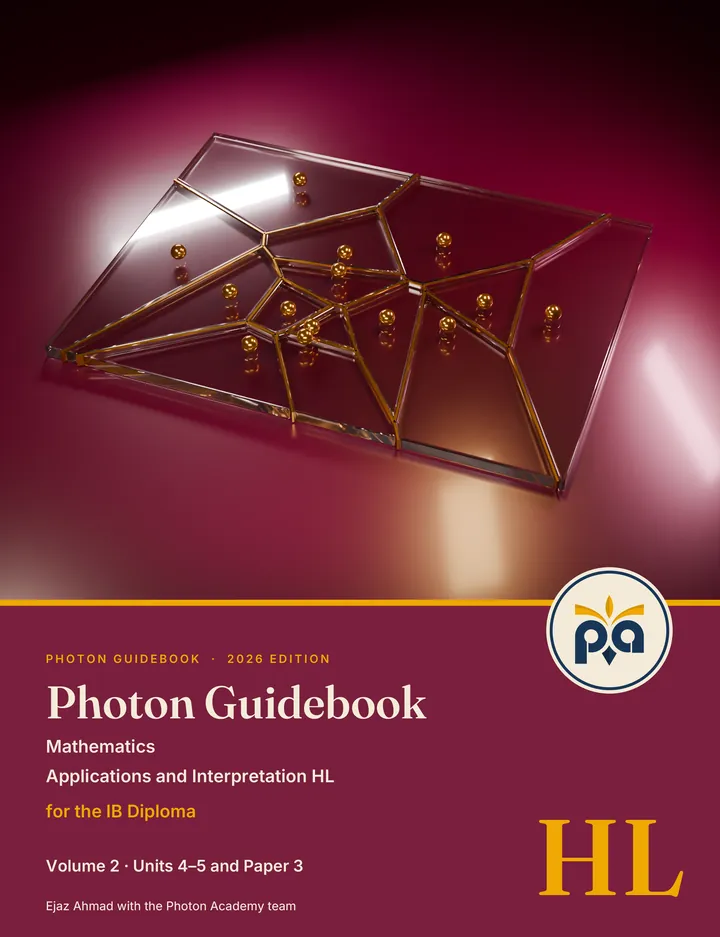 Front cover of Photon Guidebook: Mathematics Applications and Interpretation HL for the IB Diploma, Volume 2, Units 4 and 5